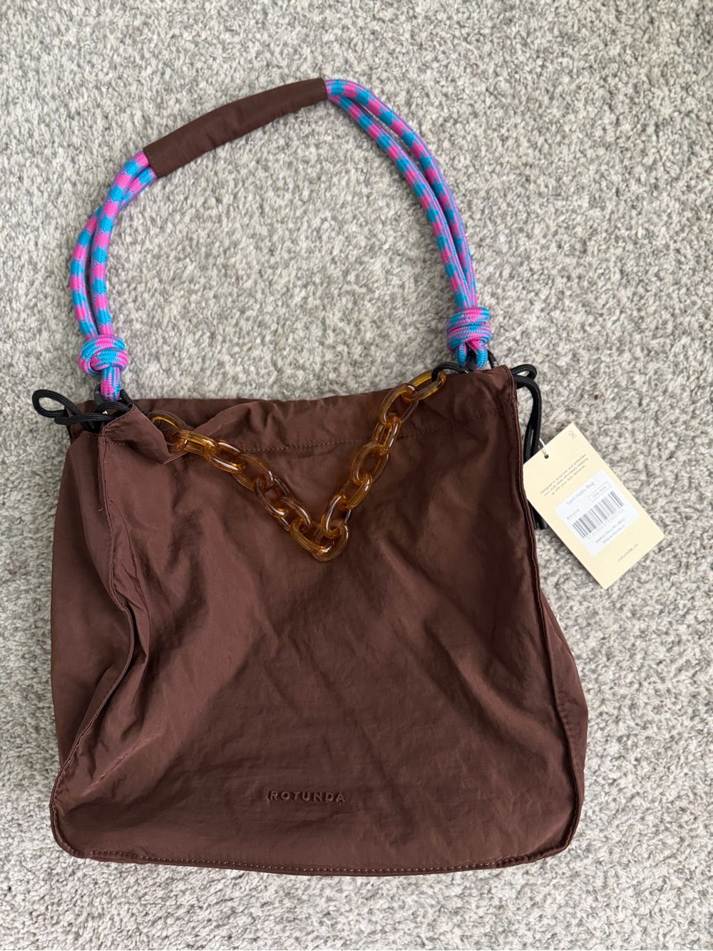Rotunda NWT Sant hobo bag - brownie